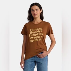 Brown Graphic Short Sleeve Tee